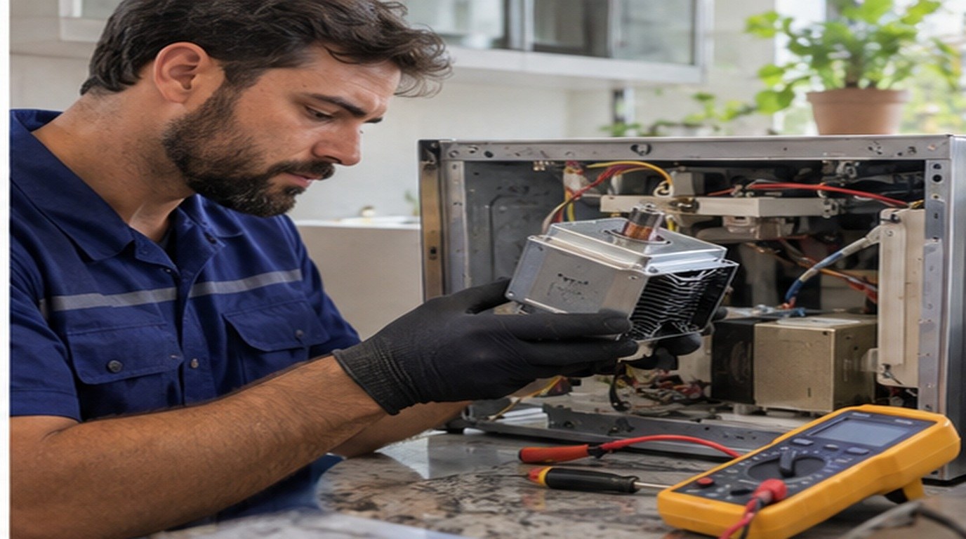 Conserto de micro-ondas em Cabo Frio‑RJ: troca do magnetron