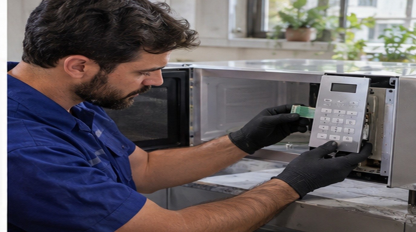 Conserto de micro-ondas em Cabo Frio‑RJ: troca da membrana e do painel